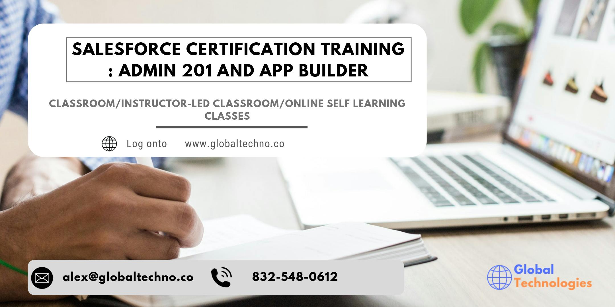 Salesforce Admin 201 & App Builder Certification Training in Memphis,TN