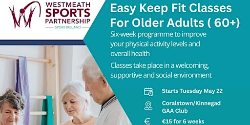 Primaire afbeelding van Easy Keep Fit Exercise Classes for Older Adults
