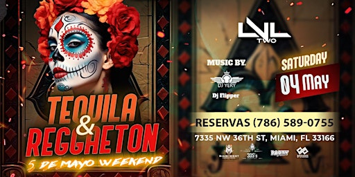 Primaire afbeelding van Tequila & Reggaeton At Level Two Nightclub
