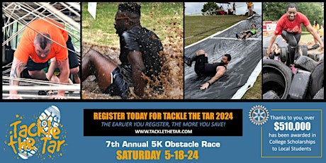 Tackle the Tar 2024 - 5K Obstacle Course Race