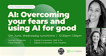 AI Live Charity Webinar: Overcoming your fears and using AI for good