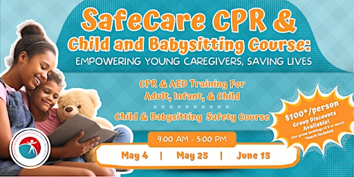 Imagem principal do evento SafeCare CPR & Child and Babysitting Course