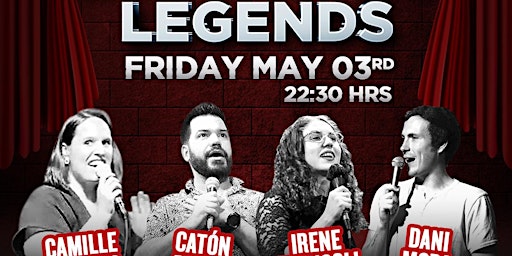 Madrid Stand Up Legends (LIVE comedy showcase) primary image