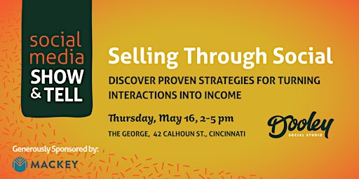 Selling Through Social: Proven Strategies to Turn Interactions into Income primary image