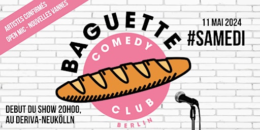 Primaire afbeelding van Baguette Comedy Club #SAMEDI