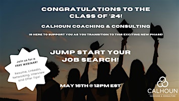 Hauptbild für New Grads: Jump Start Your Job Search!