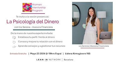 Imagem principal do evento La Psicología del Dinero - Mentoring Circles - Women Mentorship Program