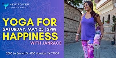 Yoga for Happiness with Janrace primary image
