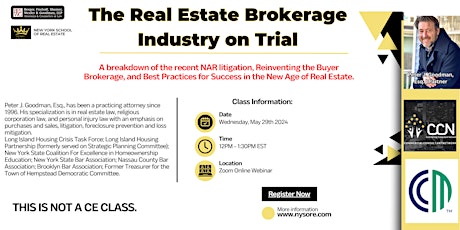 The Real Estate Brokerage Industry on Trial