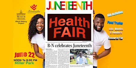 Hauptbild für Juneteenth Health Fair