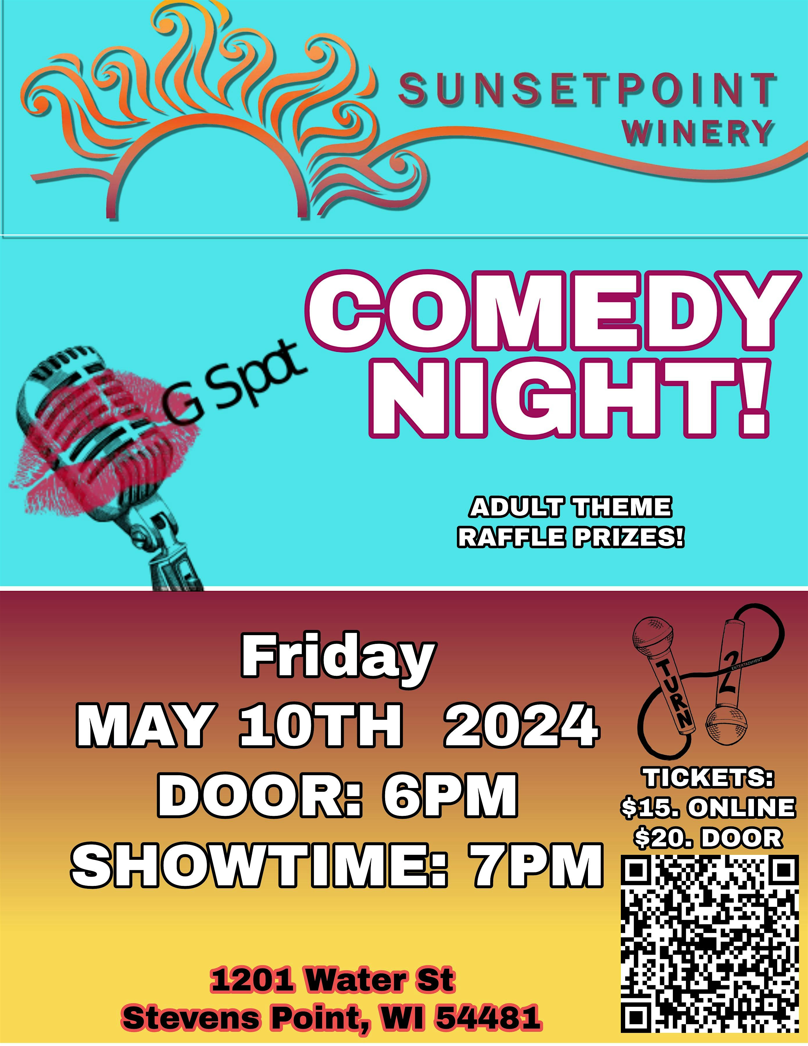 Sunset Point Winery Comedy Night