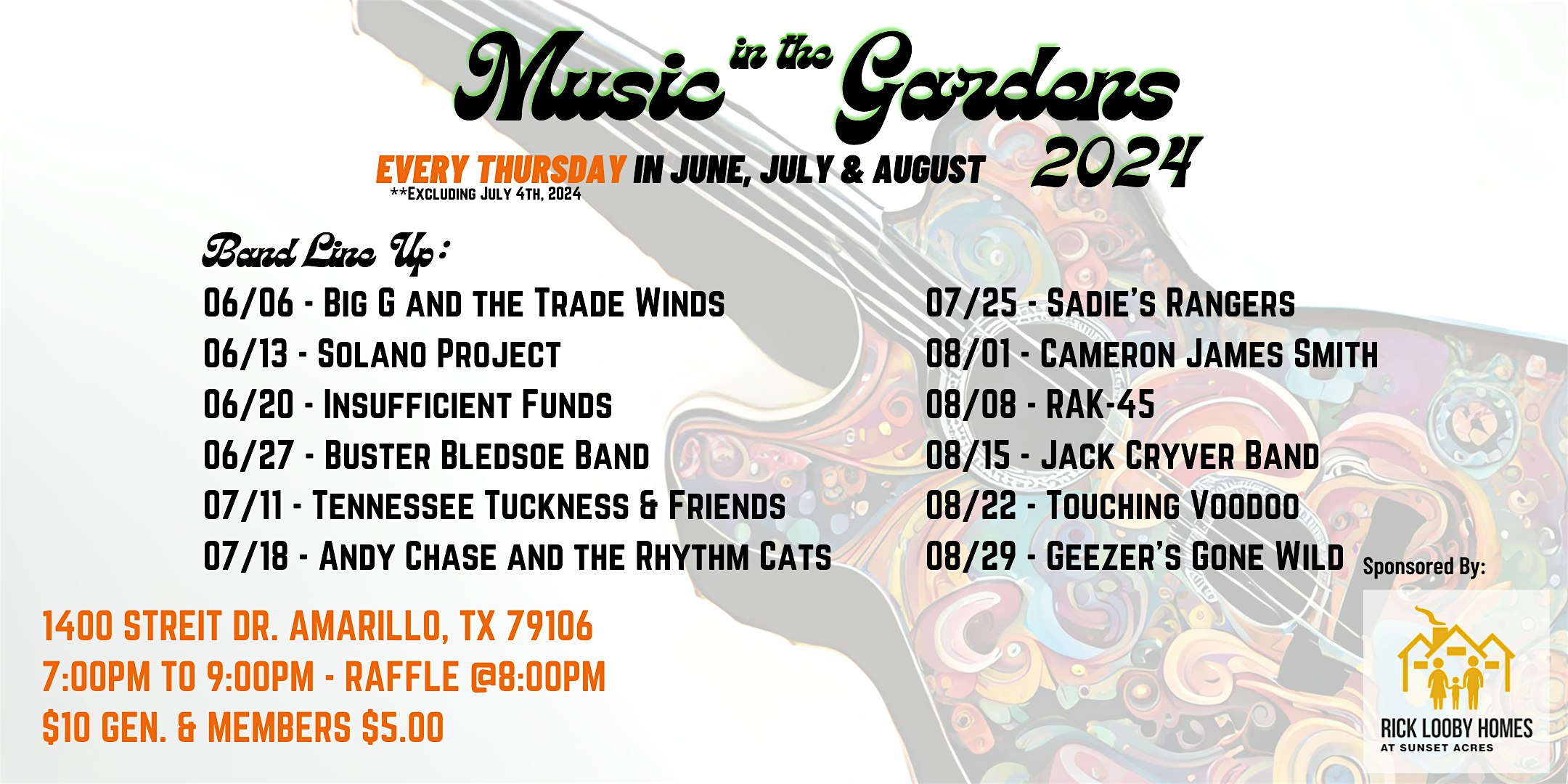 Music in the Gardens 2024