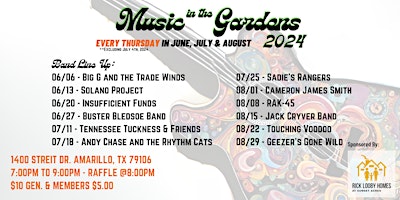 Imagem principal do evento Music in the Gardens 2024