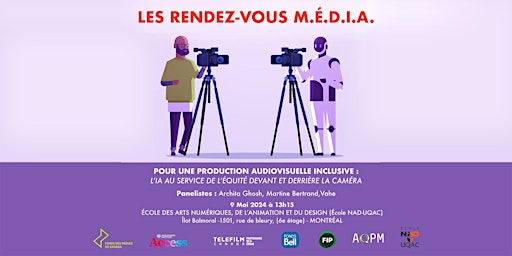 Hauptbild für L'IA au Service de l'Équité devant et derrière la Caméra