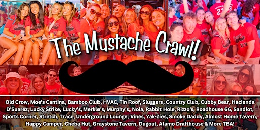 Imagem principal do evento The Mustache Crawl- Chicago's BIGGEST Bar Crawl!