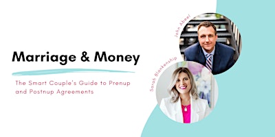Imagem principal do evento Marriage & Money: The Smart Couple’s Guide to Prenup and Postnup Agreements