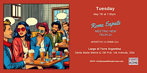#RomeExpats: International Social Exchange | Largo di Torre Argentina primary image