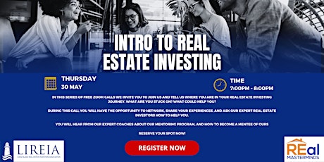 Intro To Real Estate Investing: FREE ZOOM CALL