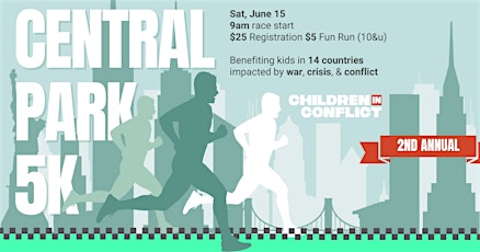 Central Park NYC 5K benefitting Children in Conflict