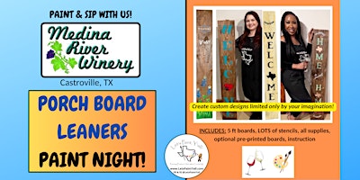 PORCH BOARD LEANERS Paint Night MRW primary image