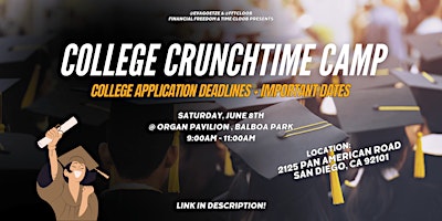 College Crunchtime Camp primary image