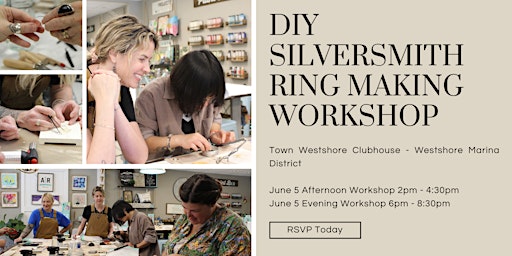 Image principale de DIY Silversmith Ring Making Workshop - Evening Event