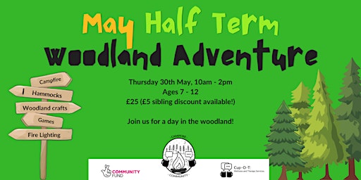Imagem principal do evento May Half Term Woodland Adventure