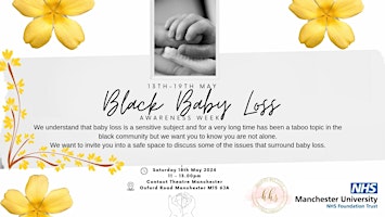 Immagine principale di Black Baby Loss Awareness week Event 