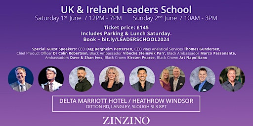Zinzino Leader School 2024 - London primary image
