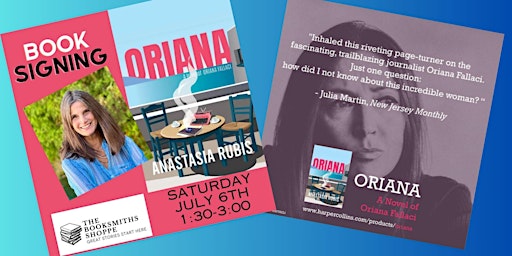 The BookSmiths Shoppe Presents: Author Anastasia Rubis "Oriana" primary image