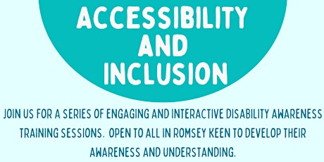 Accessibility and Inclusion- Disability Awareness Training
