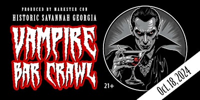 Vampire Bar Crawl (Savannah) primary image