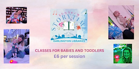 Sensory Storytime @Darlington Library (26th June) - Baby  0-13 months