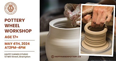 Imagen principal de Wheel Throw  Pottery Workshop In Brampton