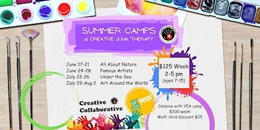 Hauptbild für Summer Camp at Creative Junk Therapy