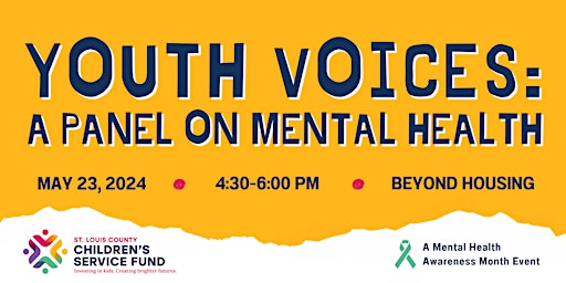 Primaire afbeelding van Youth Voices: A Panel on Mental Health