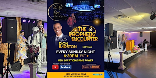 The Prophetic Encounter w/ Prophet Dion Hairston primary image
