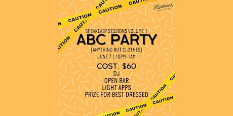 Hartman's Speakeasy Sessions Volume 1: ABC Party