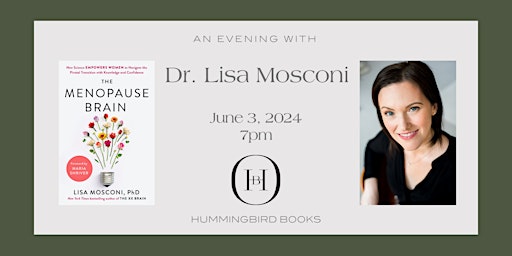 Imagem principal do evento An Evening with Dr. Lisa Mosconi