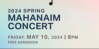 2024 Mahanaim Spring Concert primary image