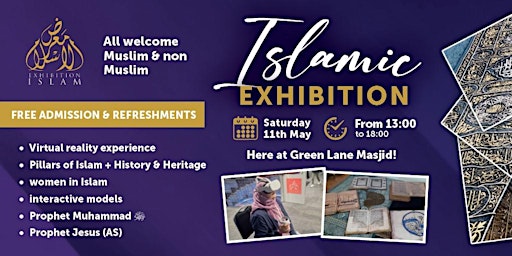 Imagem principal do evento Exhibition Islam at GLMCC