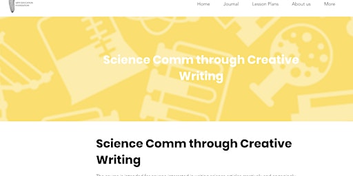 Science Communication through Creative Writing primary image