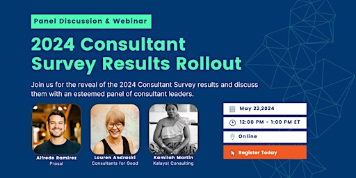 2024 Consultant Survey Results Rollout & Panel Discussion primary image