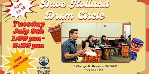 Imagen principal de Drum Circle with Dave Holland