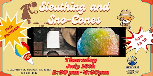 Sleuthing and Sno-cones primary image