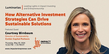 Imagen principal de How Alternative Investment Strategies Can Drive Sustainable Solutions