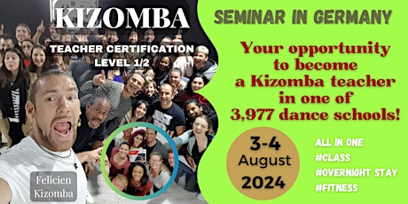 Kizomba Teacher Certification – Level 1/ 2