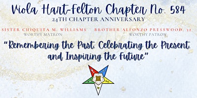 Viola Hart-Felton Chapter No. 584 - 24th Anniversary Celebration primary image