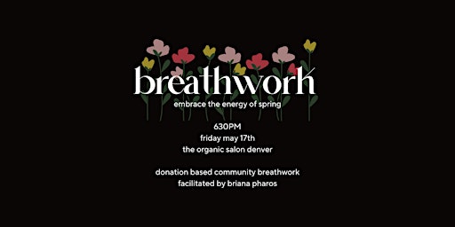 breathwork at the organic salon denver: embrace the energy of spring primary image