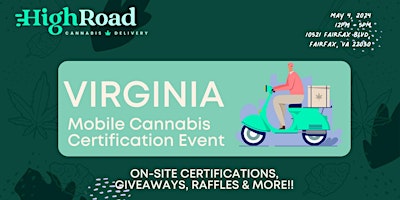 Image principale de Fairfax Cannabis Certification Event!